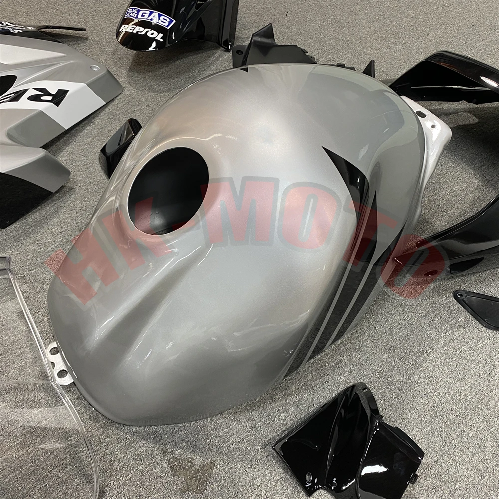 Motorcycle Fairing Kit Fit For VFR800 VFR 800 VTEC 2002-2012 Bodywork Set High Quality Abs Injection Silver Repsol