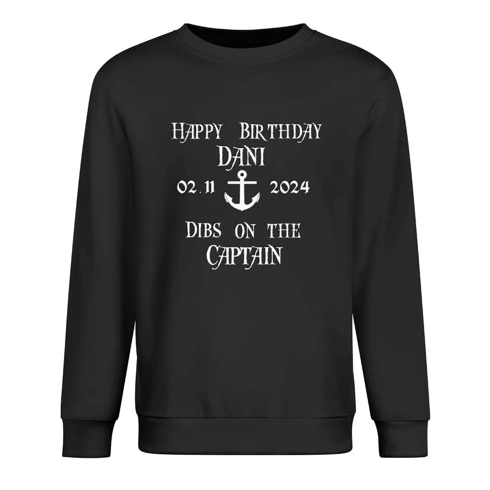 

Captain Dani's Birthday Pullover men wear mens clothes men's clothes men's winter sweater hoody