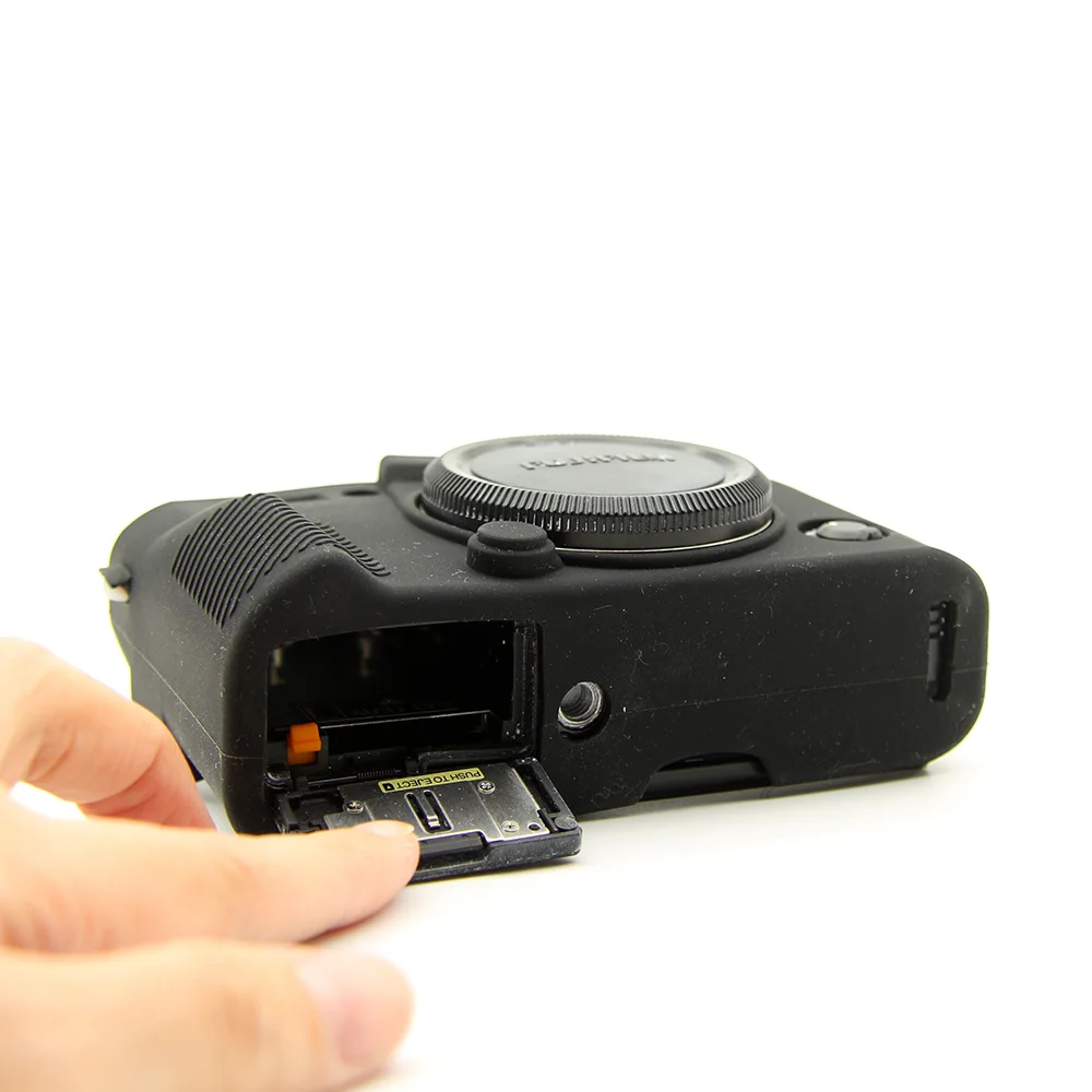 السيليكون درع غطاء الجسم حامي الإطار الجلد ل Fujifilm X-T10 X-T20 فوجي XT10 XT20 كاميرا بدون مرآة واقية لينة حقيبة
