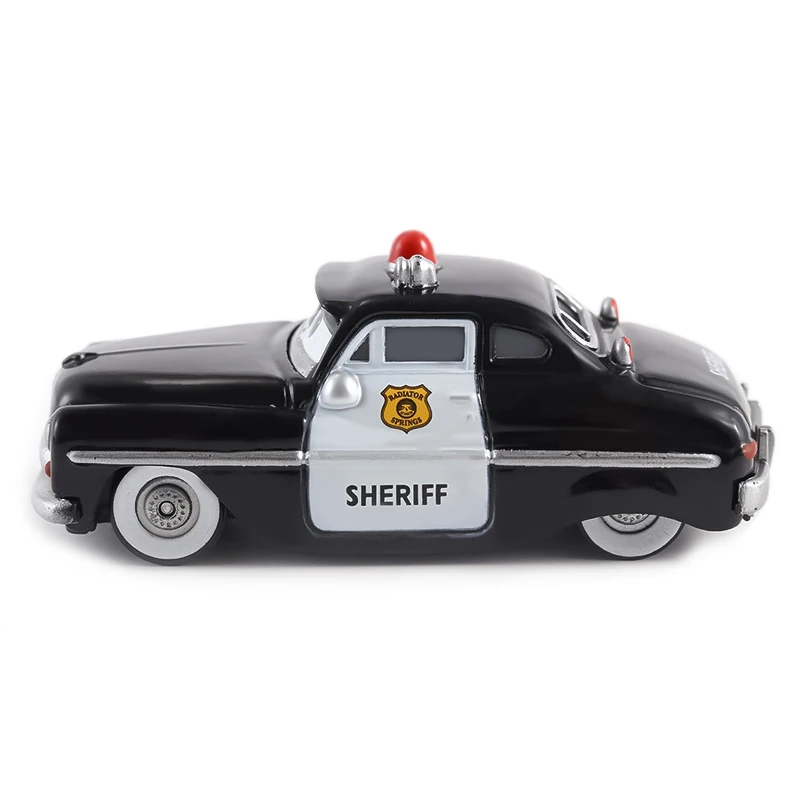 Voitures Disney Pixar Racing 3, figurines de dessin animé, shérif, foudre McQueen Mater, modèle de voiture en alliage métallique, jouets pour enfants, cadeaux pour enfants