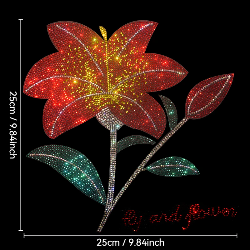 

DIY Rhinestone T-shirt decorative patch clothing accessories with beautiful flower sequins and rhinestones