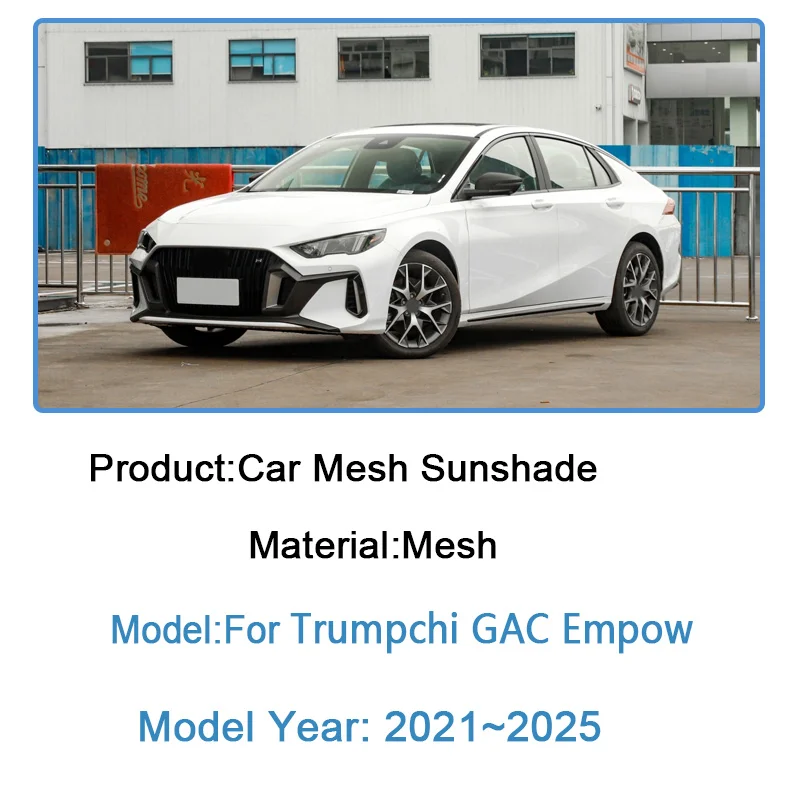 Car Mesh Sun Shade For Trumpchi GAC Empow 2021 2022-2025 Window Light Blocking Curtains Privacy Sunscreen Visor Car Accessories