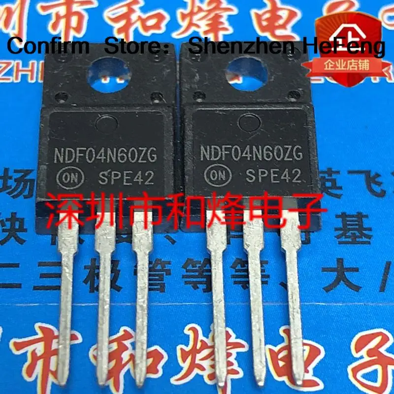 5PCS-10PCS NDF04N60ZG  TO-220F 600V 4A   Original On Stock Quicky Shipping