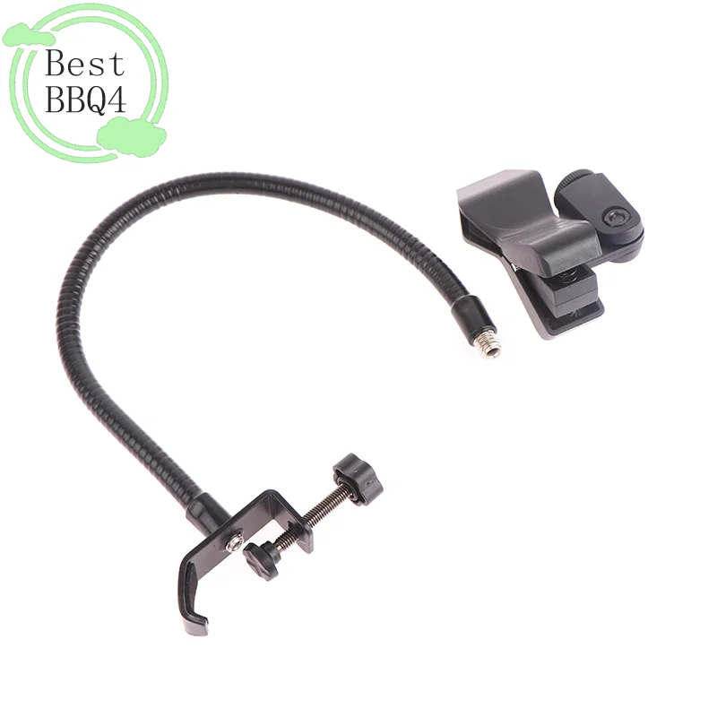 (BBQ4)Flexible Microphone Gooseneck  phone Stand with Desk Clamp for Radio Broadcasting Studio Live Broadcast Equipment Stations