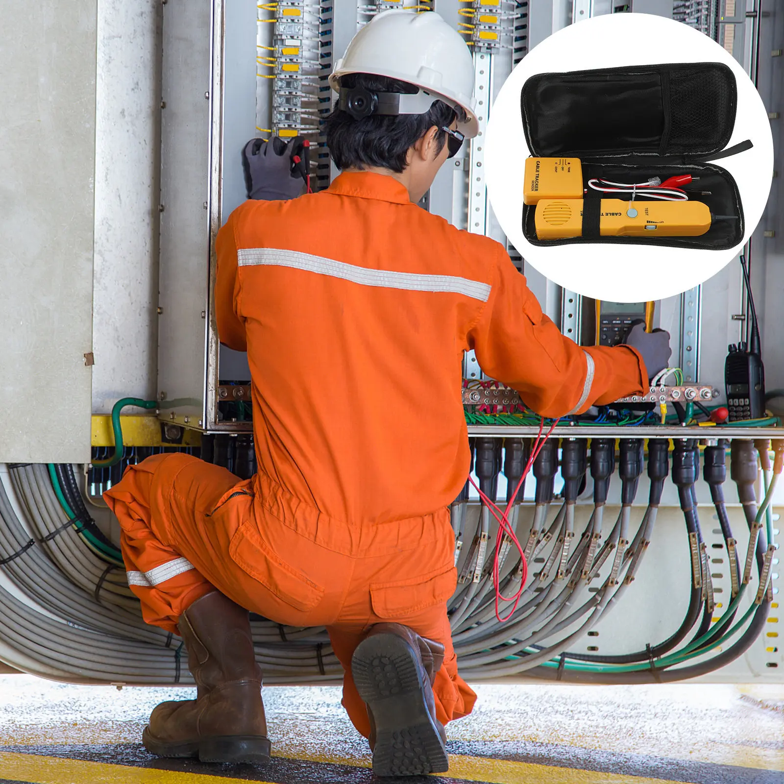 Rj11 Yellow Tone Line Finder Professional Telephone Cable Tester Wire Tracer Diagnose Open Short Circuit Network Tools