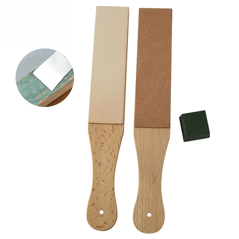 DIY leather tool sharpening sharpening board vegetable tanned leather sharpening board