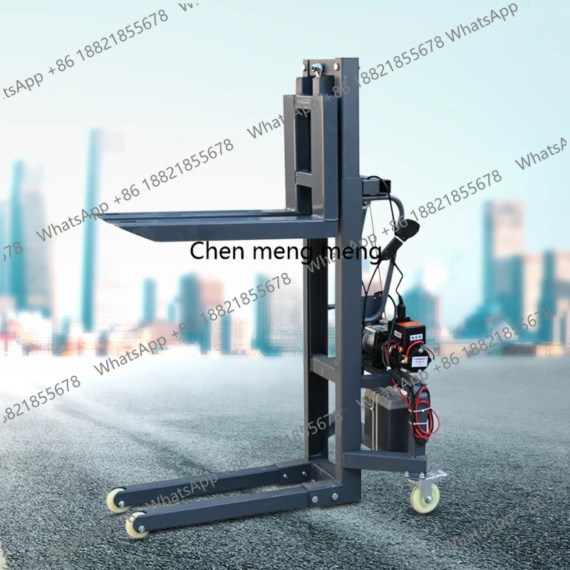 

Новый съемный портативный электрический подъемник для сценического освещения, грузоподъемность 300 кг, высота подъема 1,6 м, малый вилочный погрузчик для погрузки и разгрузки товаров в минивэнах