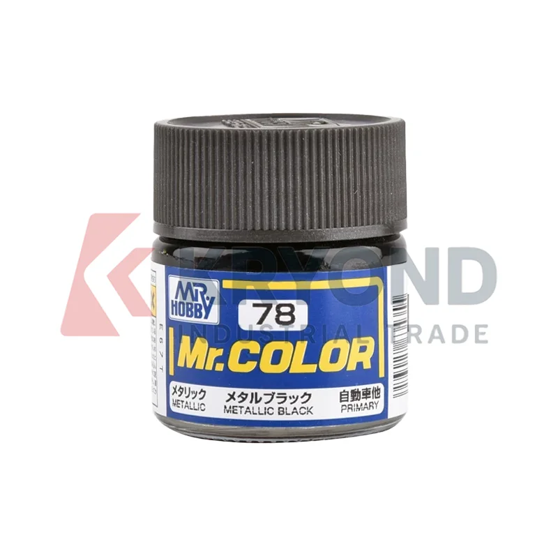 GSI MR HOBBY C63-C108 Lacquer Paint Oil Based Fast Drying Gloss Matte Metallic Gundam Military Plastic Figure Model Airbrushing