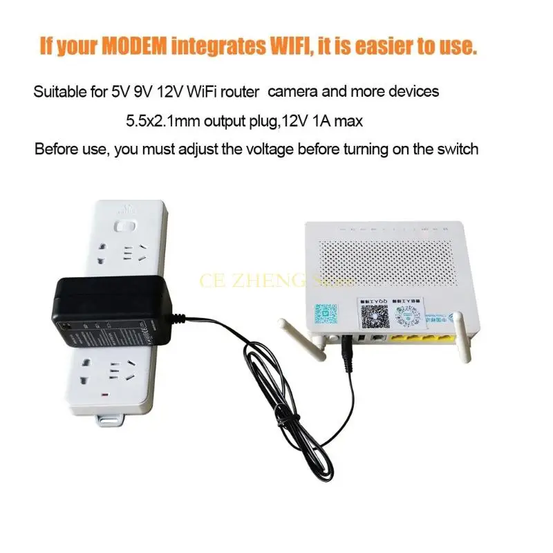 

E56B 5V 9V 12V 1A 4000mah Portable Mini for Dc Ups For Modem CCTV Camera Wi-Fi Router Amplifier LED Light and more 5V 12V Dev