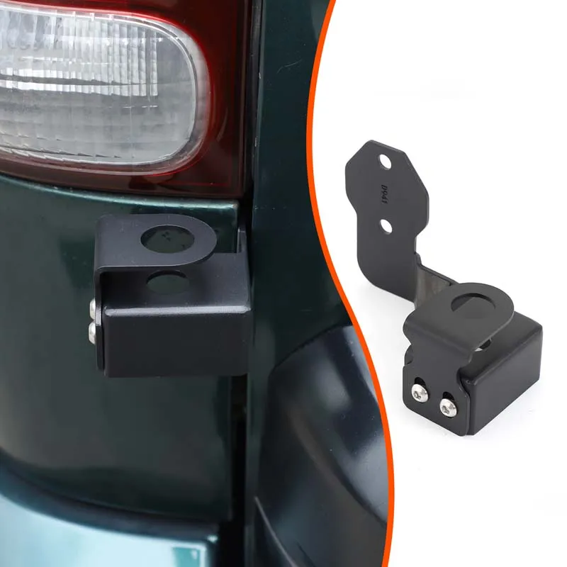 

Углеродистая сталь, черный для Toyota Land Cruiser Prado 120 2003-2009, кронштейн антенны задней двери автомобиля, аксессуары для внешней модификации