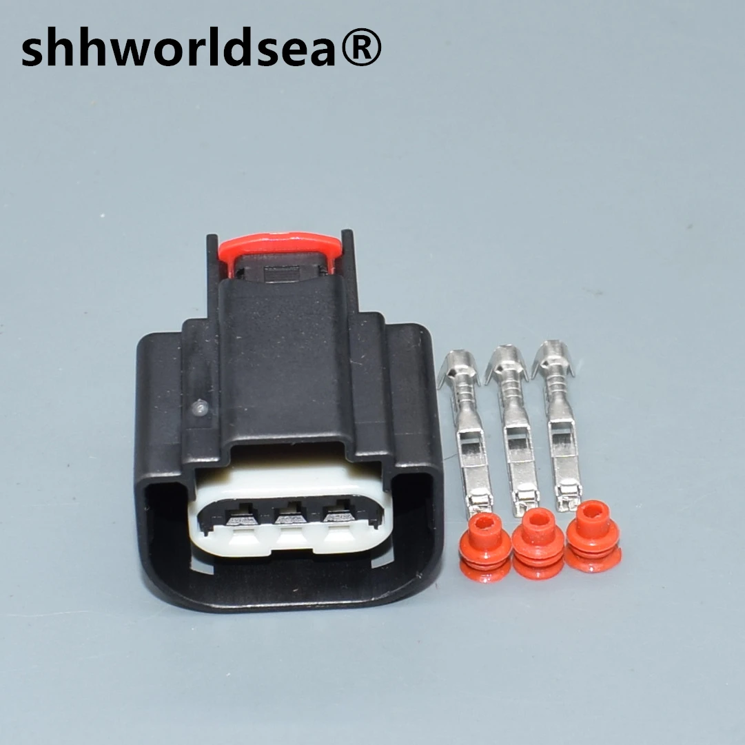 

worldgolden 1/2/5/30/100sets 0.6mm 3pin auto housing plug waterproof ignition coil plug connector 34250-3065