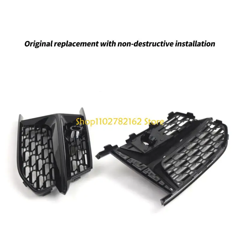 

547B Front Fog Lamp Trim Bezels Permanent ABS Substance 2019 2023 Model Year Consistent