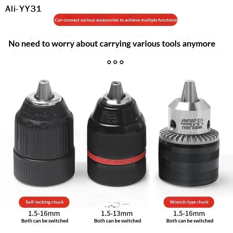 【AW8】】2026 1Set 2-13MM/1.5-10MM Quick Change 1/4