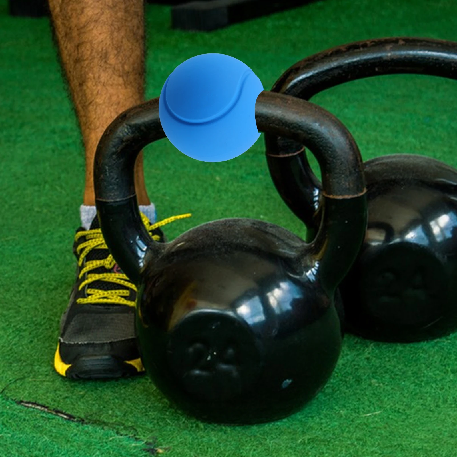 

1pc Round Silicone Barbell Grips Spherical Fitness Handle Lifting Grip Ergonomic Non Slip Gym Workout Accessories Durable