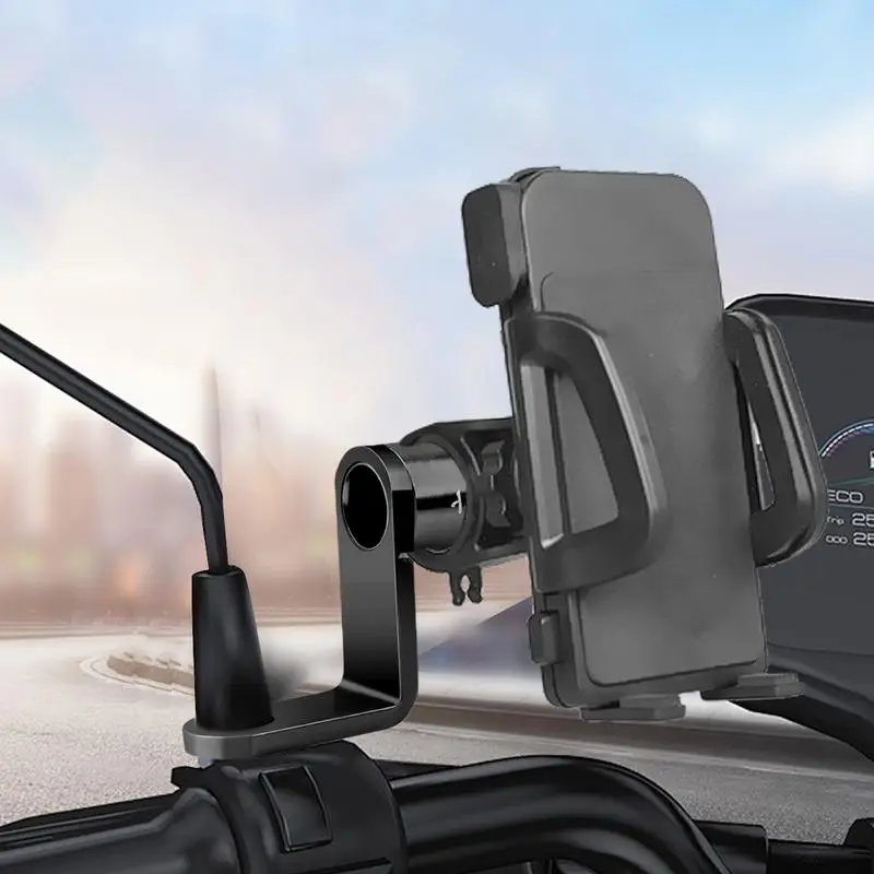 Universal Rearview Mirror Bracket Aluminium Motorcycle Extension Holder Motorbike Mirror Adapter Motor Accessories