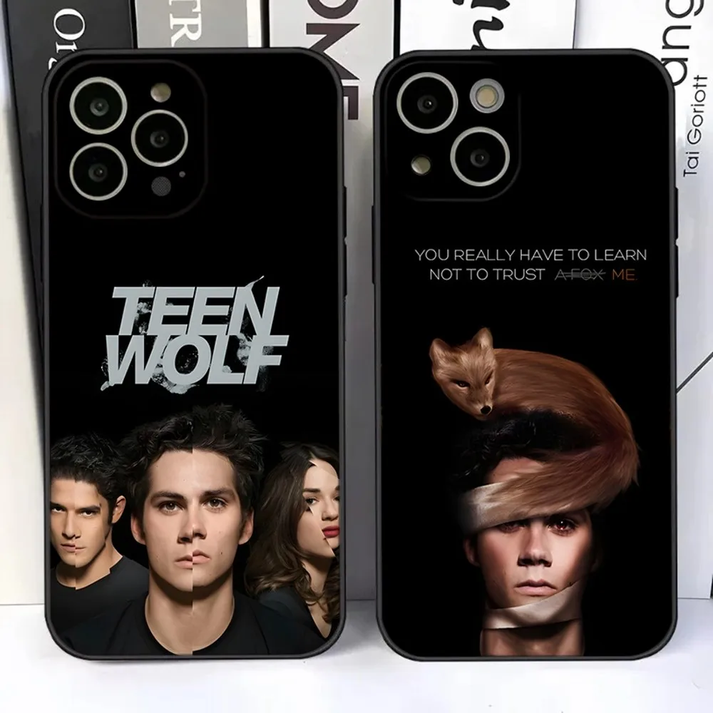 T-Teen Wolf TV Drama Phone Case For iPhone 15,14,13,12,11 Plus,Pro,Max,XR,XS,X,7,8 Plus,SE,Mini Silicone Soft