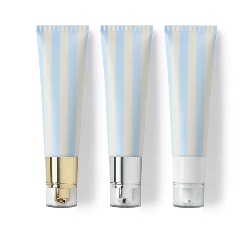 10/30/50pcs 50g Plastic Squeeze Tube Empty Cosmetic Soft Bottle 50ml Emulsion Cream Shampoo Body Lotion Refillable Container
