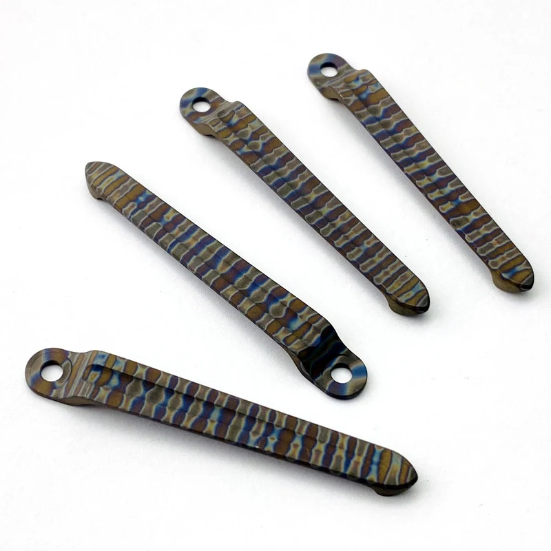 6 Colors CNC Titanium Alloy Custom Made Pocket Knife Back Clip Pocket Clamp For Chris Reeve Large Small Sebenza Umnumzaan Knives
