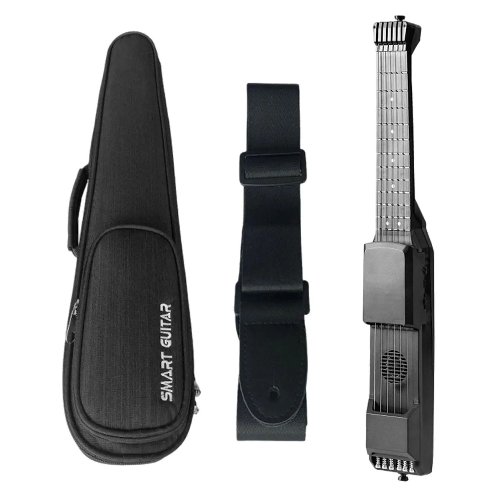 

Pocket Guitar with Storage Bag Mini Fingerboard for Training Beginner Adults