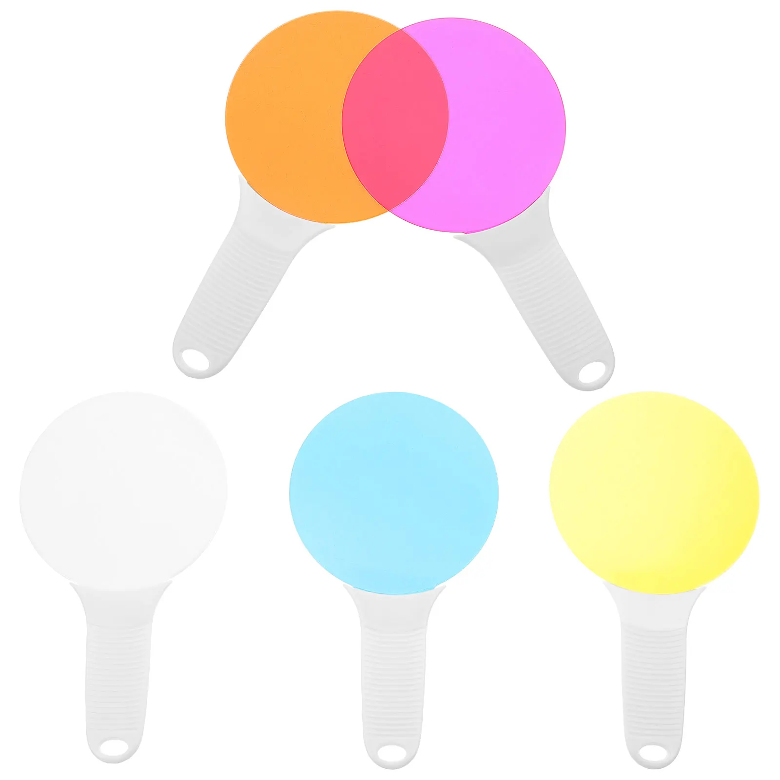 

5 Sheets Idol Translucent Teaching Aids Child Learning Pp Early Education Science Experiment Props
