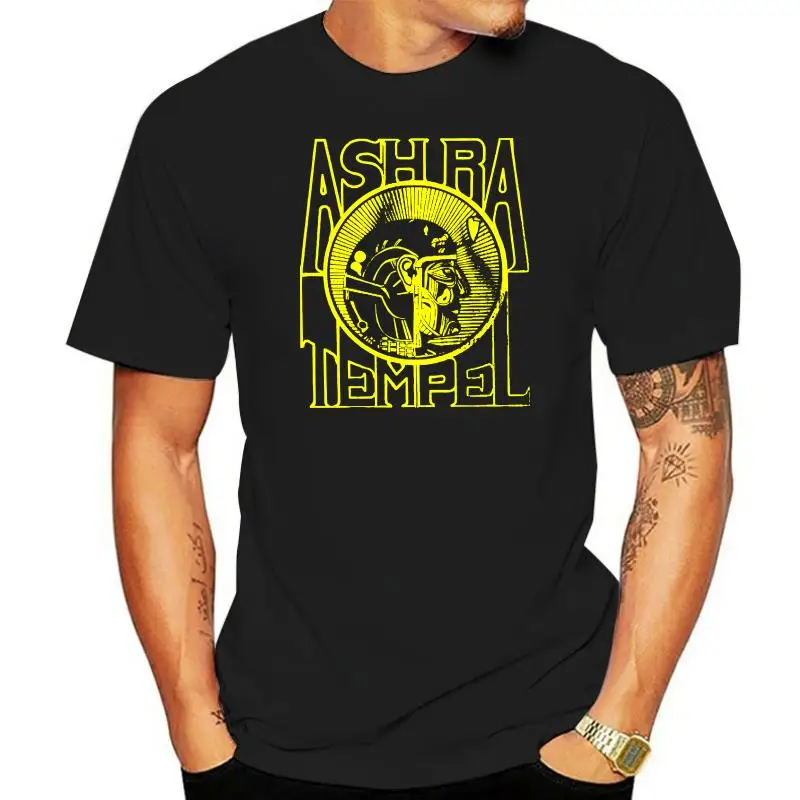 Ash Ra TempleT เสื้อเชิ้ตแขนสั้นพิมพ์ลายผ้าฝ้ายผู้ชายเสื้อยืด