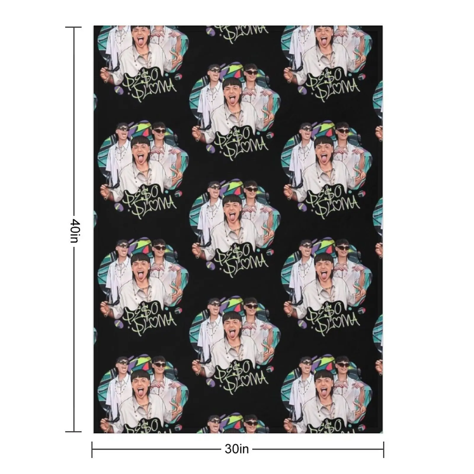 Peso Pluma Throw Blanket For Baby Luxury St Warm Tourist For Decorative Sofa Hairys Blankets