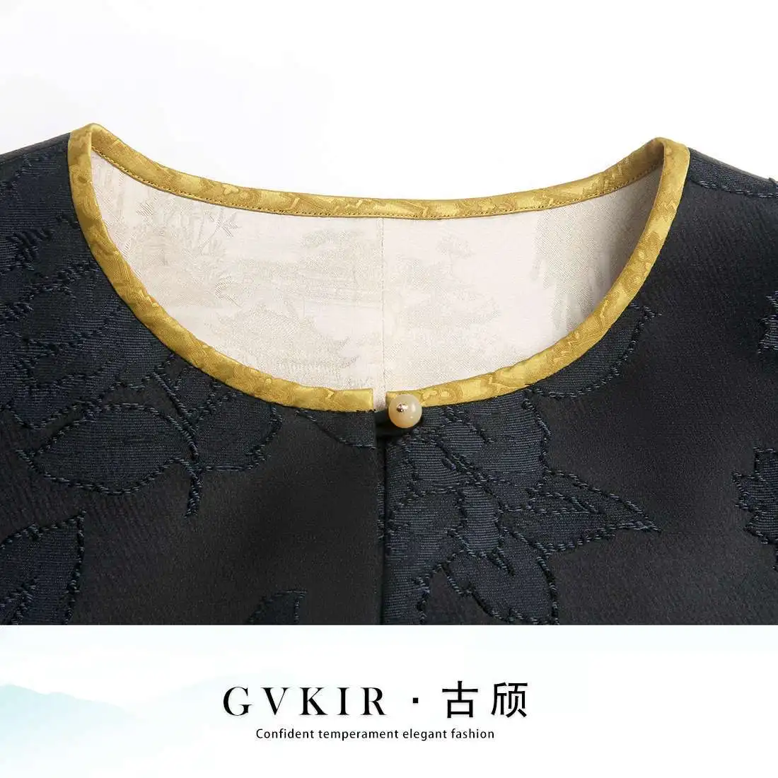 High Quality Women's New Chinese Jacquard Coat