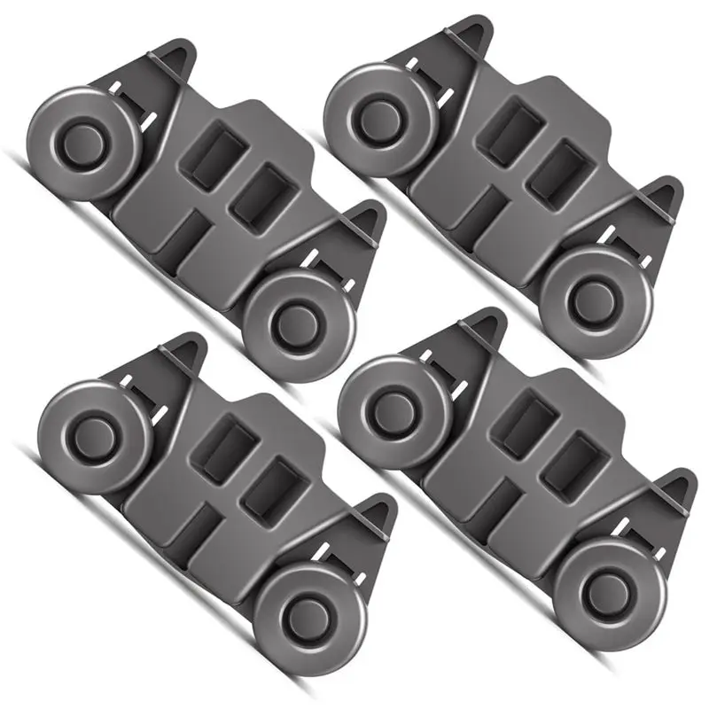 Essential Top 4PCS W10195416 Dishwasher Wheels Lower Rack For Kitchenaid Whirlpool Maytag Kenmore Dish Rack Replacement Parts