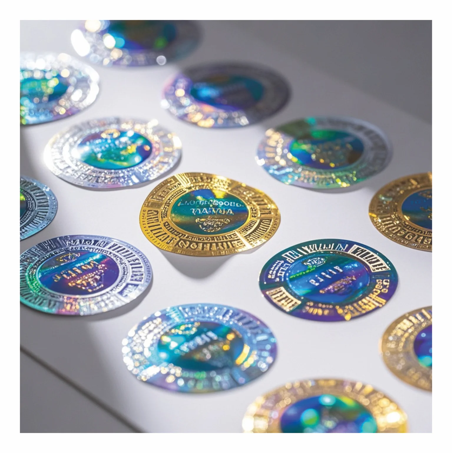 Hot Selling Security Hologram Sticker With Barcode Roll Security Sticker With CE Certificate