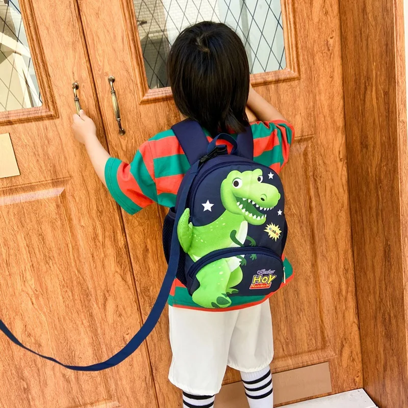 Disney Marvel Cartoon Toddler Backpack For Kindergarten Waterproof Spiderman School Bags Baby Backpacks Safety Harness For Child