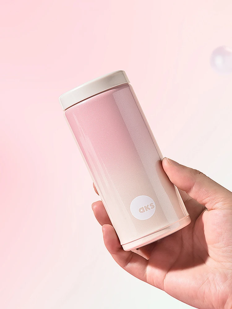 

Портативная термокружка AKS, малая емкость, 36 мл, из нержавеющей стали, для улицы, простая, прямая, для путешествий, изолированная бутылка для воды