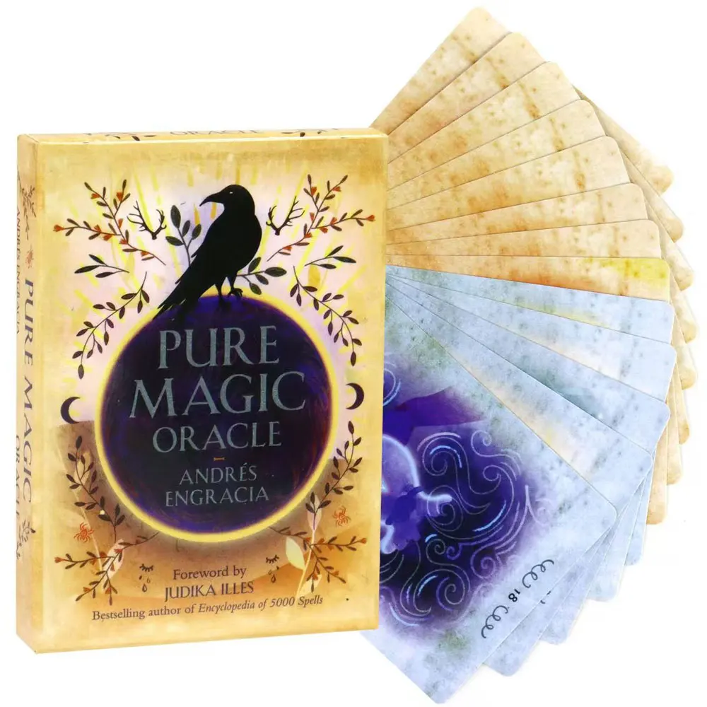 

Pure Magic Oracle Tarot Leisure Entertainment Card Family Gathering Divination Deck Tarot Board Playing Card Game