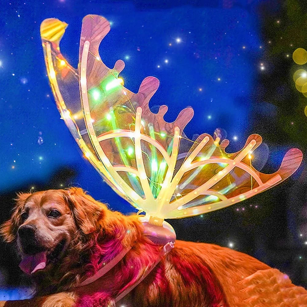 Katzen- und Hunde-Rollenspielkostüme, Elfenflügel-Zubehörset, mobile Katzen- und Hundekostüme sowie Spezialkostüme, Halloween-Rollenspielkostüme, Partyzubehör, Haustierbedarf