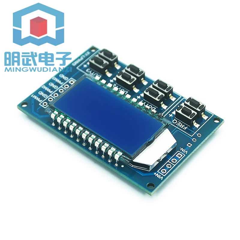 3-way PWM Pulse Frequency Duty Cycle Adjustable Module Square Wave Rectangular Wave Signal Generator