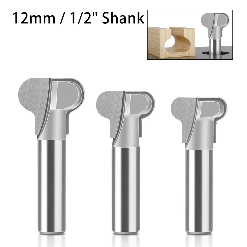 Two Arc T Type Handle Router Bit 12mm 1/2