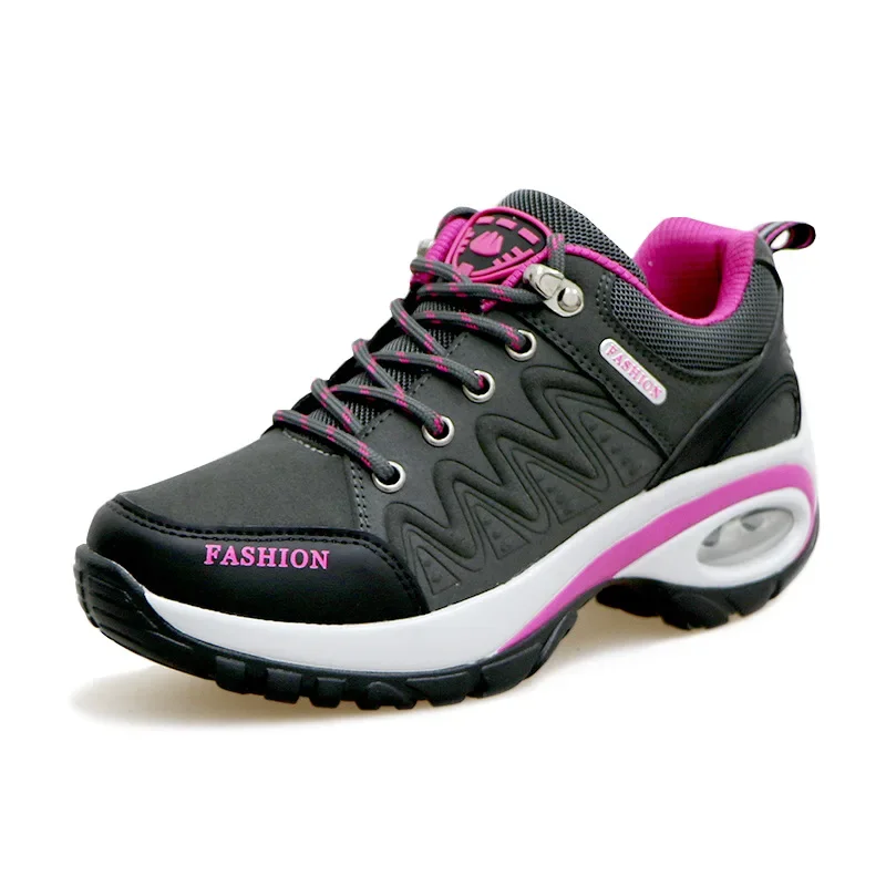 Sports Shoe Platform Sneakers Fashion Outdoor Hiking  Non-Slip Casual Shoes Low Top Running  Women Footwear