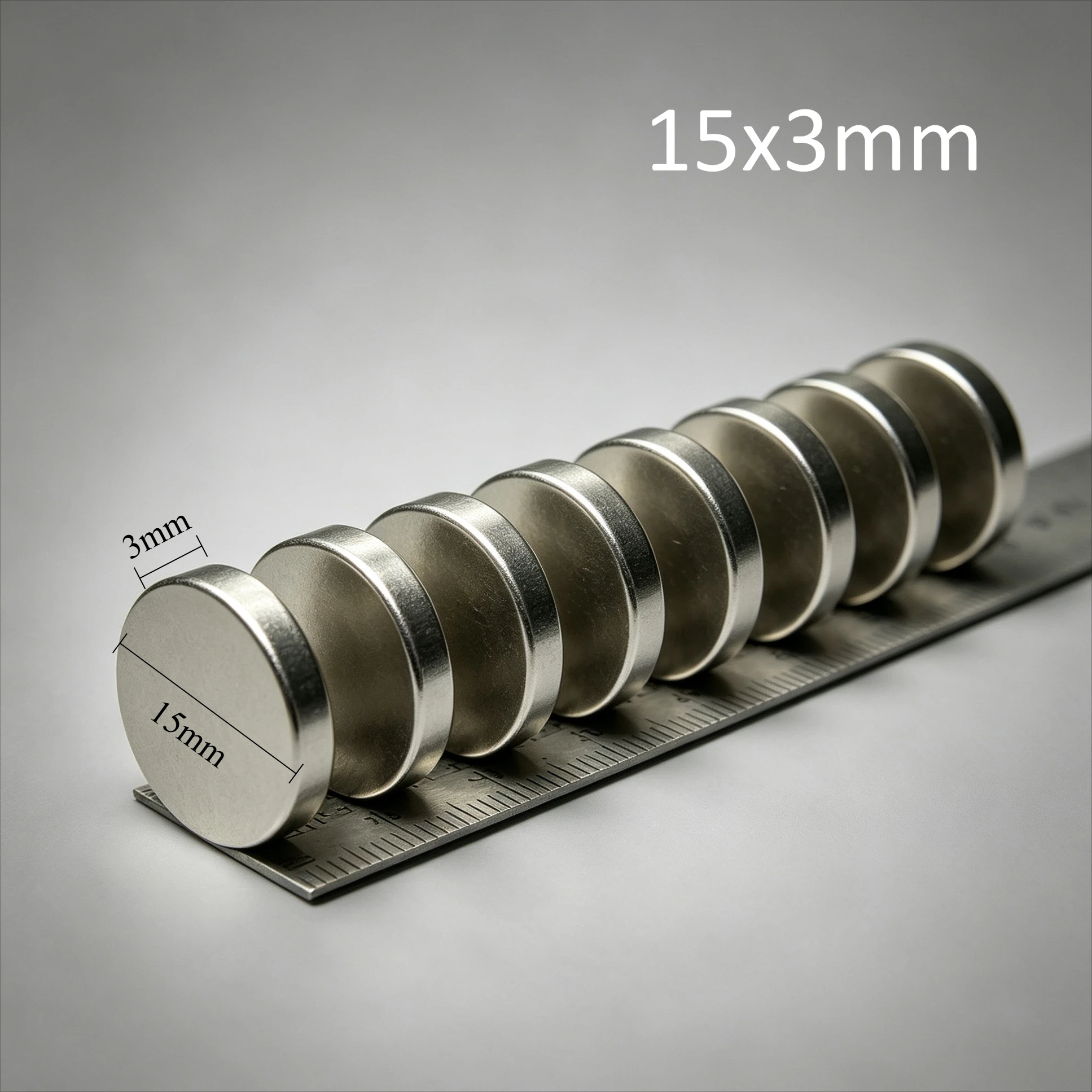 15X3MM N35 Round Disc Neodymium Magnet Bulk Small Super Powerful Permanent NdFeB Rare Earth Magnetic Magnet 15X3MM