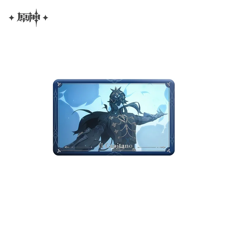 Sunsyea Genshin Impact officiële merchandise miHoYo originele herinneringen van dit leven CSZY badgekarten set bladwijzer II Capitano