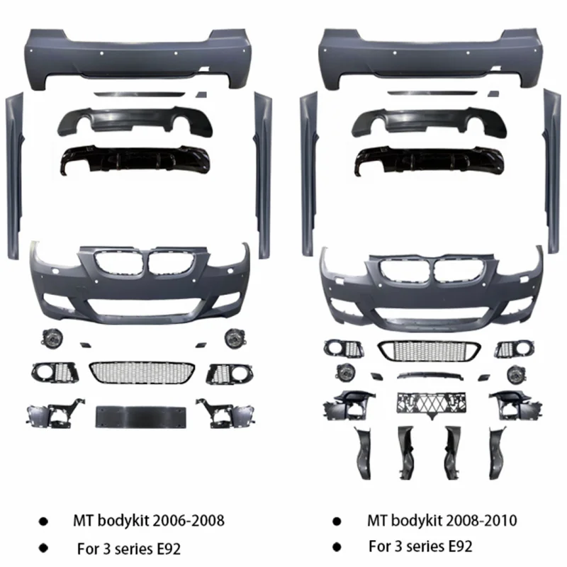 

Dream Garage 2025 Hot Selling New Type Car Bumper E92 M-tech Style Body Kit For 3 Series E93 Front Bumper Rear Bumper Side Skir