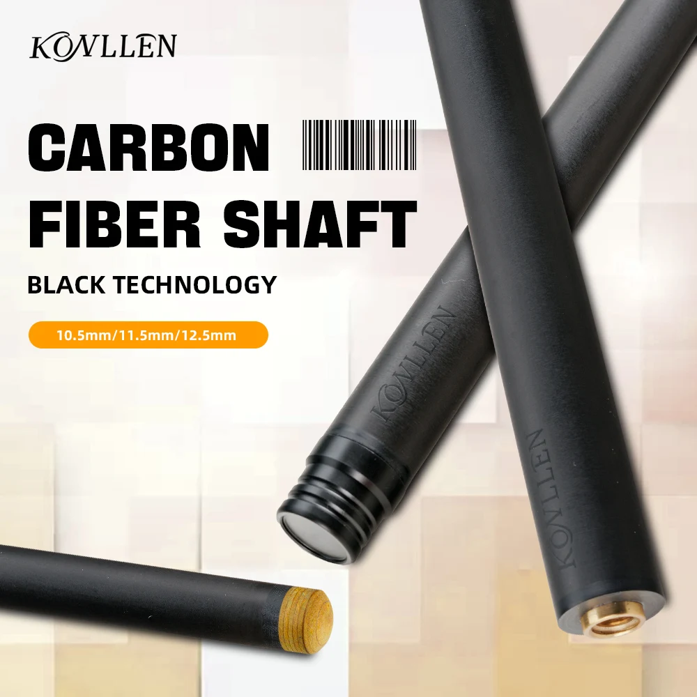 

Вал KONLLEN из углеродного волокна для бильярдного кия, шарнир Uni-Loc, одинарный вал, 10,5 мм, 11,5 мм, 3/8 мм * 8, радиальный, новый