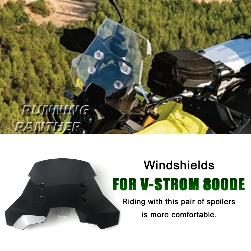 

Moto Wind Guard Airflow Deflector Visor Touring For Suzuki V-STROM 800DE Adventure 2023 2024 Windshield Windscreen