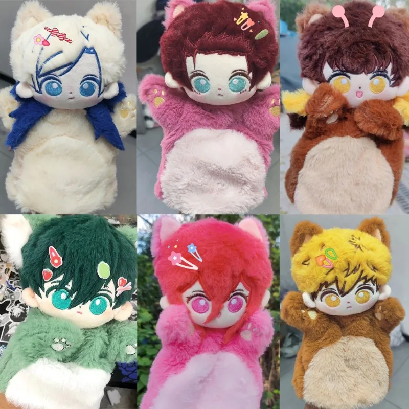 Anime Game BLUE LOCK Cos Isagi Yoichi Itoshi Sae Seishiro Nagi Chigiri Hyoma Etc.  Unisex Cute Plush Hand Puppet Christmas Gift