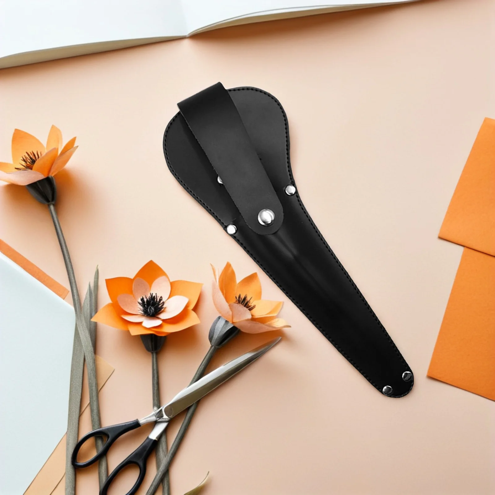 

Premium PU Scissor Cover for Sewing and Hair Cutting Tools Compact Scissor Storage Sheath Safe and Reusable Protector