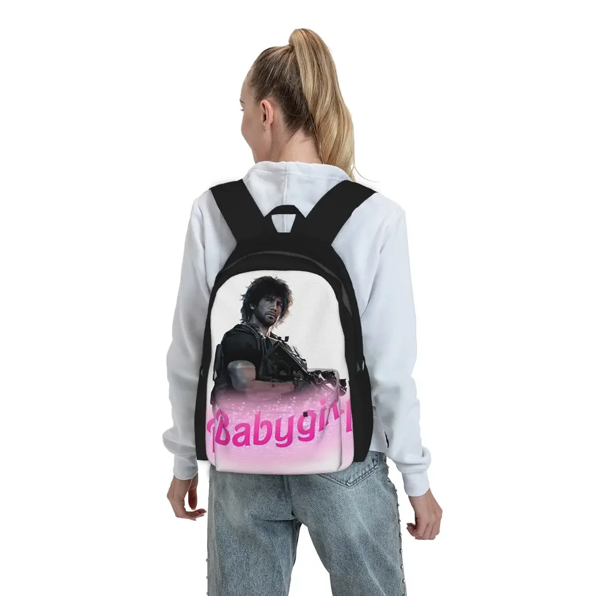 

Carlos Oliveira Babygirl Backpack Student BookBag Children School Bag Laptop Shoulder Bags for Men Women
