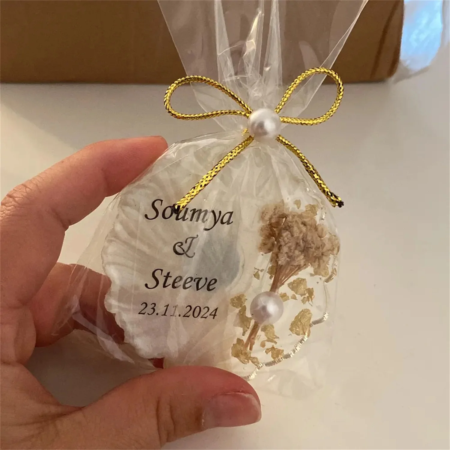 Baptism favors for boy, girl, Christening favors, First communion, Confirmation gift, Dedication, Holy Eucharist favors, Resin F view 6