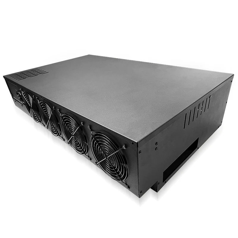 Pc Machine Grafische kaartbehuizing Chassis Barebone-systeem Gpu met volledig moederbord Nieuw en 8gpu-behuizing