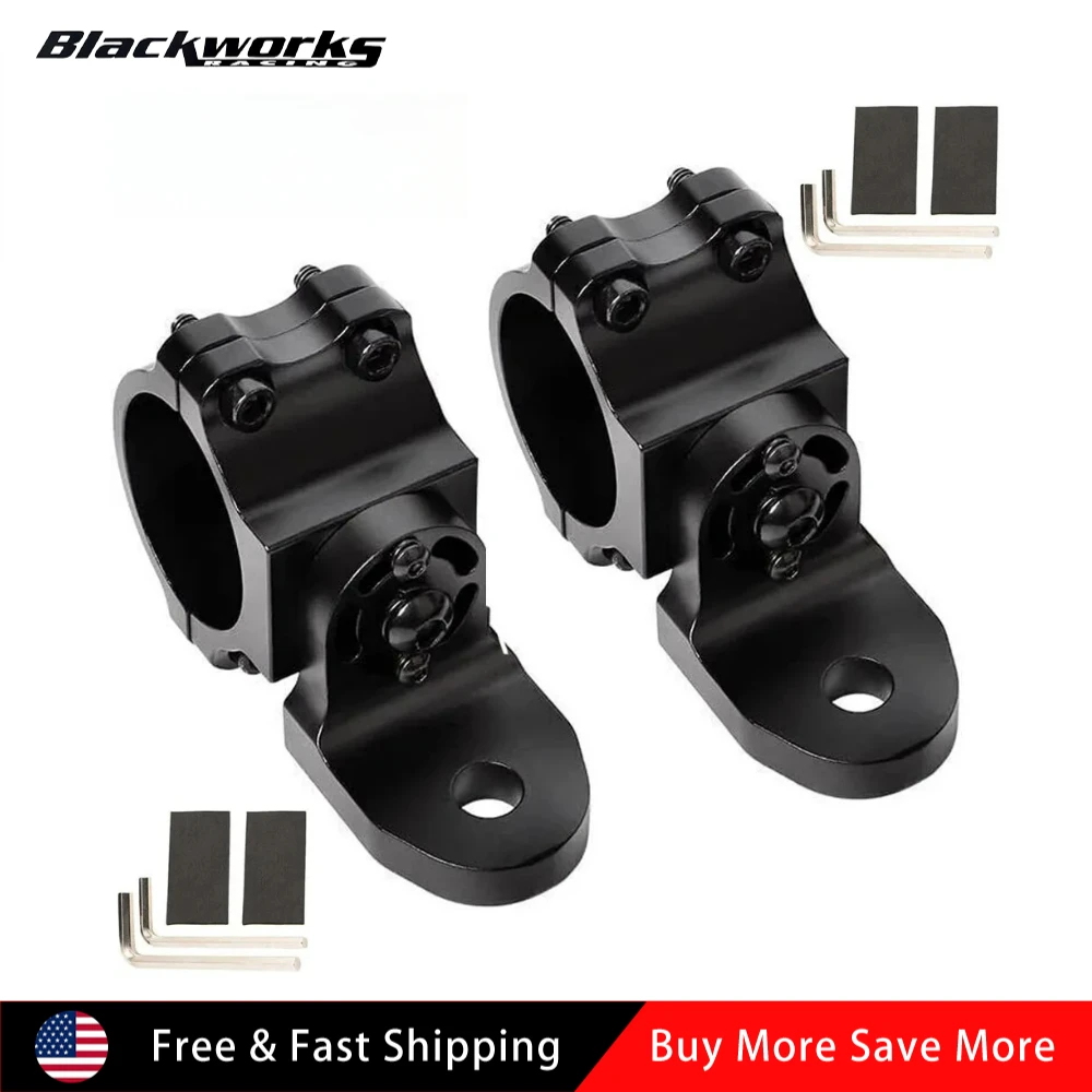 

2X Whip Light Mount Flag Bracket 1.75"-2" Adjustable for Polaris RZR Ranger X3