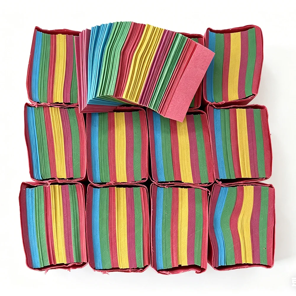 60 Gram Biodegradable Confetti Multicolor Rectangular Tissue Paper for Confetti Machine, Weddings Birthday Parties Celebration