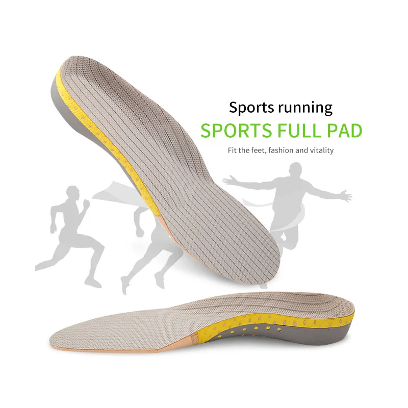 Semelles orthopédiques à voûte plate pour hommes et femmes, Support de longue durée, léger et Durable, soulagement de la douleur pour la fasciite plantaire/pieds plats