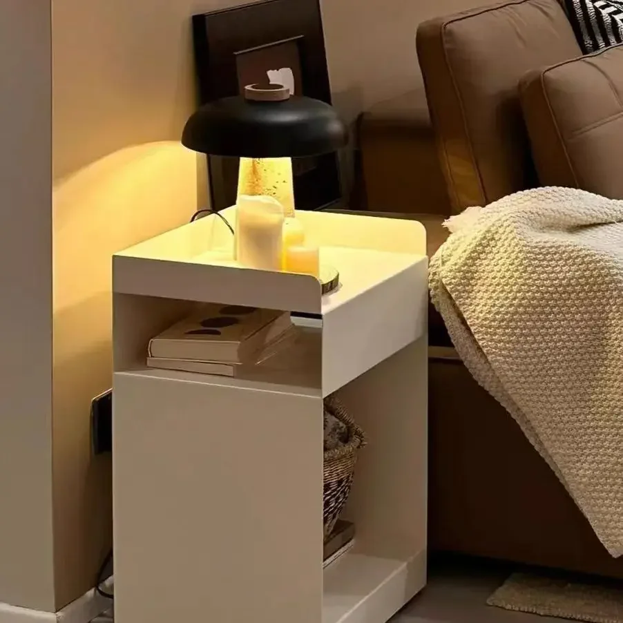 A7-25  Sofa Side Several Bedrooms Bedside Table Movable Cart Storage Side Cabinet Multi-functional Locker